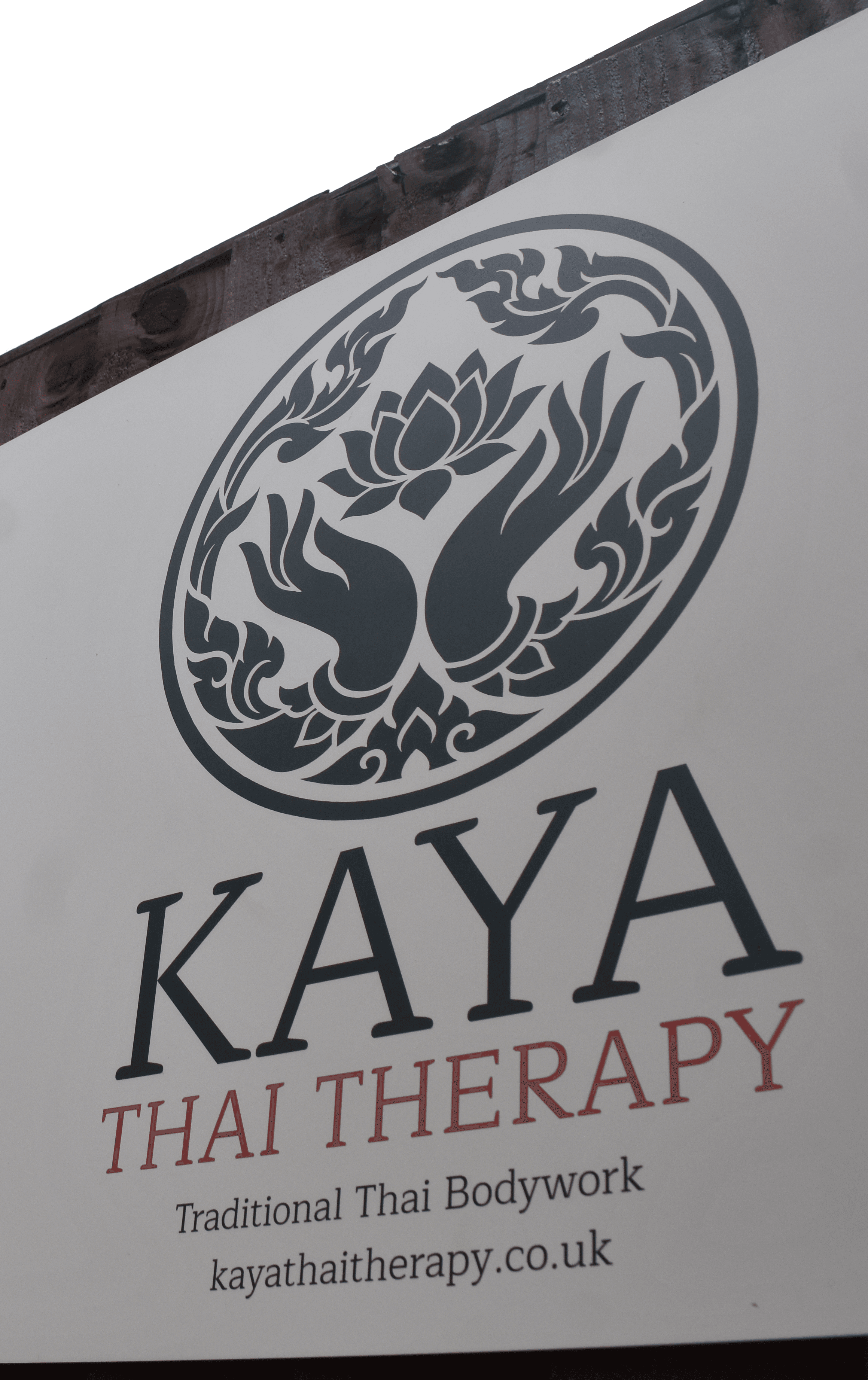 Kaya Thai Therapy logo sign